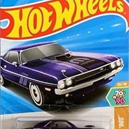 Hot Wheels '70 Dodge Hemi Challenger, Purple, 1:64 Scale Diecast Car, '70s VS. '90s Collection-image-39