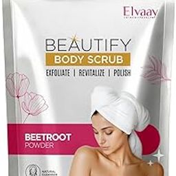 Beetroot Body Scrub | Natural Skin Exfoliation & Glow | 100g Pack | For Radiant, Smooth & Revitalized Skin | For Bride, Bridal, Women Skin Softness | Suitable for All Skin Types-14