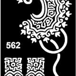 Temporary Tattoowala Easy DIY Mehndi Stencil Sticker Set for School Functions and Family Gatherings-38