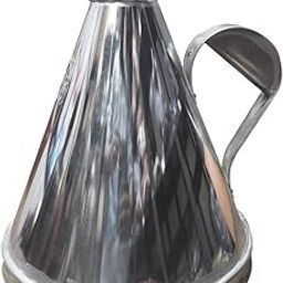 AXL's Conical Measuring Jar for Petrol Pump - 5 litres - Brass/Steel/GI (Steel)-image-10