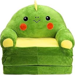 ATOOZED Foldable Kids Sofa,2 in 1 Children Sofa Bed Backrest Armchair Cute Cartoon Children Couch,Lazy Sofa Children Flip Open Sofa Bed for Living Room Bedroom(Without Liner Filler)-image-14