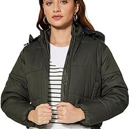 Women's 100% Polyester Regular Quilted Jacket-image-73