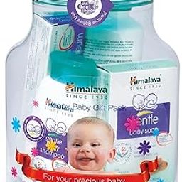 Himalaya Herbals Babycare Gift Jar (Soap, Shampoo , Rash Cream and Powder), White, 4 Count (Pack of 1) (4013A)-image-55