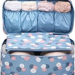 Travel Underwear Storage Bag for Innerwear, Undergarments, Toiletries, Make-up Bag, Cosmetic Organizer Bag with Handle-picture-17
