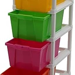 Supreme Furniture Chest Multipurpose Utility Products, Made by 100% Virgin Plastic with 4 Drawers Storage for Home, Bathroom, Kitchen and Kids Room(Multicolor)(Assembly:-Do It Yourself)-10