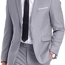 Men's Suits Slim Fit Men Suit 2 Piece Wedding Dress Suits for Men Prom Business Casual Suit-image-29