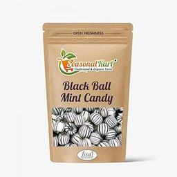 SeasonalKart Zebra Drops Candy 200 gm Mint Black Ball Candy Mint Ball wali Goli-image-84