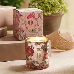 Pure Home + Living Pink Rose and Summer Berry Wax Filled Candle Jar-image-3