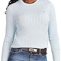 Womens Blue Textured Sweater-image-56
