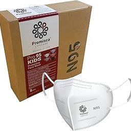 N95 Kids Mask (Pack of 5/10+2) Ear Loop Style Protective Face Mask 5 layered filtration with genuine Melt Blown and Hot Air Cotton Layers (White Small)-28
