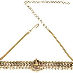 Fashion Jewellery Ruby-Green Gold Plated Ethnic Antique Belt/Kamarband-35