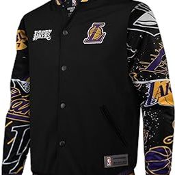 Los Angeles Lakers: Printed Varsity Jacket-image-10
