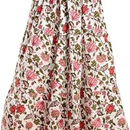 Long Printed Maxi Stylish Modern Skirt-image-90