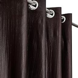 STARNSTYLE Small Window Curtains for Kitchen and Bedroom,ac Window - Grommet Short Semi transparrent cutains Curtains Pack of 1 (3 Feet Size) Coffee-image-63