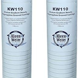 KleenWater Filter Compatible With Aqua-Pure AP110, KleenWater Brand KW110 Replacement Water Filter Cartridge, 5 Micron Dirt Rust and Sediment Filtration, Set of 2-image-51
