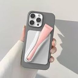Case Creation Silicone Lip Balm Holder, Universal Adhesive Back Stick-On Case for iPhone and Android (Grey)-27