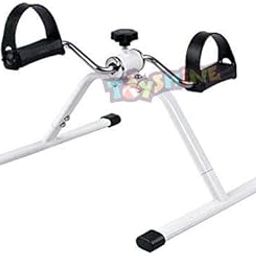 Toyshine Mini Folding Adjustable Pedal Exercise Machine, for Legs & Arms, (White) (SSTP)-20