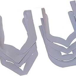 Bhavya Enterprises Neck Design Bukram Pasting (20 pcs) / Bukram Gala/Neck Bukram Fusing for Sewing/Tailoring, Fashion Designing, Boutique || White || 20Pc-picture-11