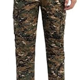 Men's Camouflage Printed Army Ripstop Tactical Cargo Pants Multi-Pocket | UV Protective | Abrasion-Resistant | Ideal for Outdoor, Hiking & Trekking-image-31