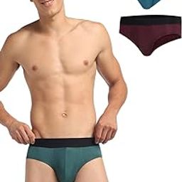 Men's|Anti-Microbial Luxury Micro Modal Underwear Breathable Ultra Soft Comfort Lightweight Brief|Pack of 3 |-16