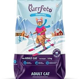 Adult Dry Cat Food | Chicken & Rice | 1.2 kg Ingredients | Promotes Urinary |Anti Hairball Formula |Skin & Coat | Improves Digestive-picture-16