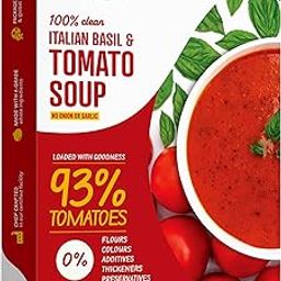 Simplify Foods presents Italian Basil & Tomato Soup - No Onion or Garlic | Instant Soup Granules, 100% Clean Ingredients | Pack of 1 (makes 625ml) | No Flour, Fillers or Artificial Ingredients - just add Hot Water-image-24