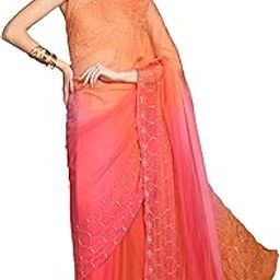 Candlelight Multi Hue embellished Saree for Women 5.5 Mtr Sarees With Blouse for Women-image-20