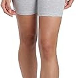 Womens Shorts-Mid Waist Athletic Shorts for Women-Cotton Innershorts for Ladies, Womens Yoga Shorts, Grey-image-16