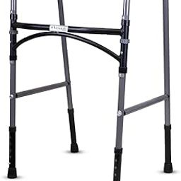 Venante Lightweight 100kg Capacity (Mild Steel Frame) U-Shaped Bar Foldable Walking Aid, Adjustable Height Walker, Premium Grade Rubber Shoes (Grey)-image-16