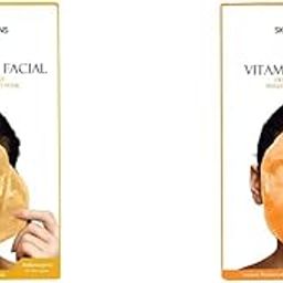 O3+ Gold Infusion Facial Brightening Facial Kit with Peel off Mask, 45 gm & O3+ Vitamin C Facial Kit Depigmentation Single use Kit with Peel Off Mask, 45g Combo-image-26
