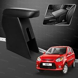 VEMOTO™ 2.0 High-End Car Center Armrest with Storage Compartment and Ultimate Comfort for Maruti Suzuki ALTO 800 (Black)-image-34