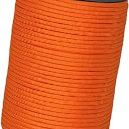 CALANDIS™ 328ft Parachute Cord Cord Tarp Tent Rope for Hiking Outdoor DIY Craft Making Orange | Paracord Bracelets | Emergency Gear | & Hiking | Outdoor Sports-image-66