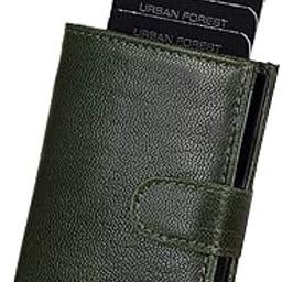 Leather Drake Green Metal Card Holder Wallet for Men-image-96