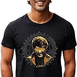 Printed Tshirts - Coolie Superstar Tshirt for Men and Women - Rajinikanth Tshirts - Rajini t-Shirt - Super Star t Shirts - Coolie Tshirt-image-4