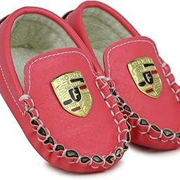 Baby Boys Geometric Print Synthetic Leather Anti-Slip Loafer Booties (9 To 12/12 To 18/18 To 24 Months)-12