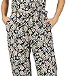 Women Stylish Fashionable V-Neck Regular Floral Printed Jumpsuit Stylish Dress-picture-32