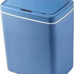 Zerodeko Garbage Can Waster Container Solar Water Fountain Electronic Trash Can Sensor Trash Can Smart Trash Can Trash Can with Lid Intelligent Litter Containers Household Plastic-picture-17