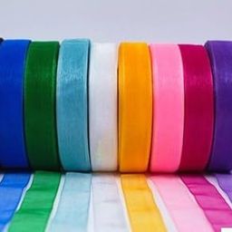 FIZZYTECH Satin Ribbons, 1/2-inch x10M Each, 100M (Multicolour) - Set of 10-picture-25