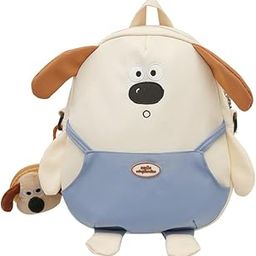 Stylish Cartoon Puppy Shape Mini Backpack for Women - Lightweight Single Shoulder & Crossbody Bag for College Students & Girls | Fashionable & Cute Travel Backpack-image-84