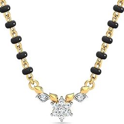 Gold Avdaat Diamond Mangalsutra For Women-image-30