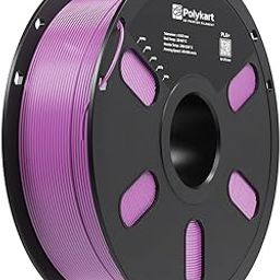 Polykart PLA+ Filament 1.75mm PLA+ 3D Printer Filament, 1kg (2.2lbs), Dimensional Accuracy +/- 0.03mm, Fit Most FDM Printer (Purple)-29