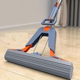Riveira Butterfly Head Floor Cleaner - Magic Mop - Stainless Steel Telescopic Handle - Absorbent Sponge Mop Home-picture-27