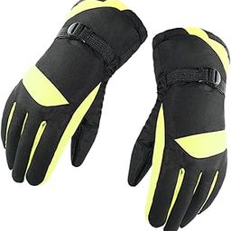 SAZ DEKOR Winter Warm Gloves Touch Screen Waterproof Men Women Windproof for Outdoor Green-image-96