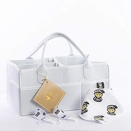 Mami's World: Baby Diaper Organizer; Portable Bag Holder for car & Changing Table for car; Nursery Essentials; Storage Bins with 2 pacifer Clips & 2 bib Gifts-image-70