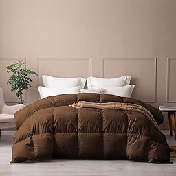 PURE ECO 300 GSM Comforter for Single Size - Luxury & Soft Microfiber 300 GSM Comforter for Winter - Duvet/Blanket Single Size (60"X90") - Chocolate Brown Color-picture-25