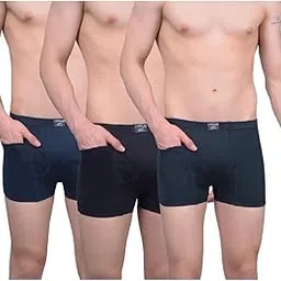 dollar Lehar Mens Combed Cotton Trunk - Actual Colour May Vary-picture-21