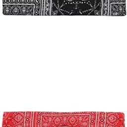MERISHOPP® 2x Deft Bun Hair Bands Women Summer Knotted Wire Headband Print |Health & Beauty | Hair Care & Styling | Rollers & Curlers-image-47