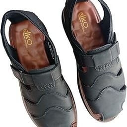 Sandals with Adjustable Hook-and-Loop Strap, Breathable Outdoor Casual Sandals, Comfortable Cushioned Sole, Anti-Slip Durable Rubber Outsole for Everyday Use-85