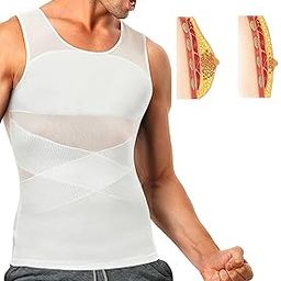 GKTY Gynecomastia Compress Tank Top, Men's Corset Vest, Compression Tank Top Men,Shaper Slimming Vest Tight Tummy Underwear,Breathable, High Elastic, Comfortable-image-33