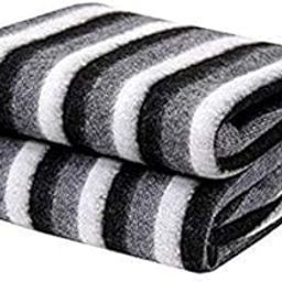 STARNSTYLE Polar Fleece Blanket, Single (90 x 60 inch) Black &White-picture-19